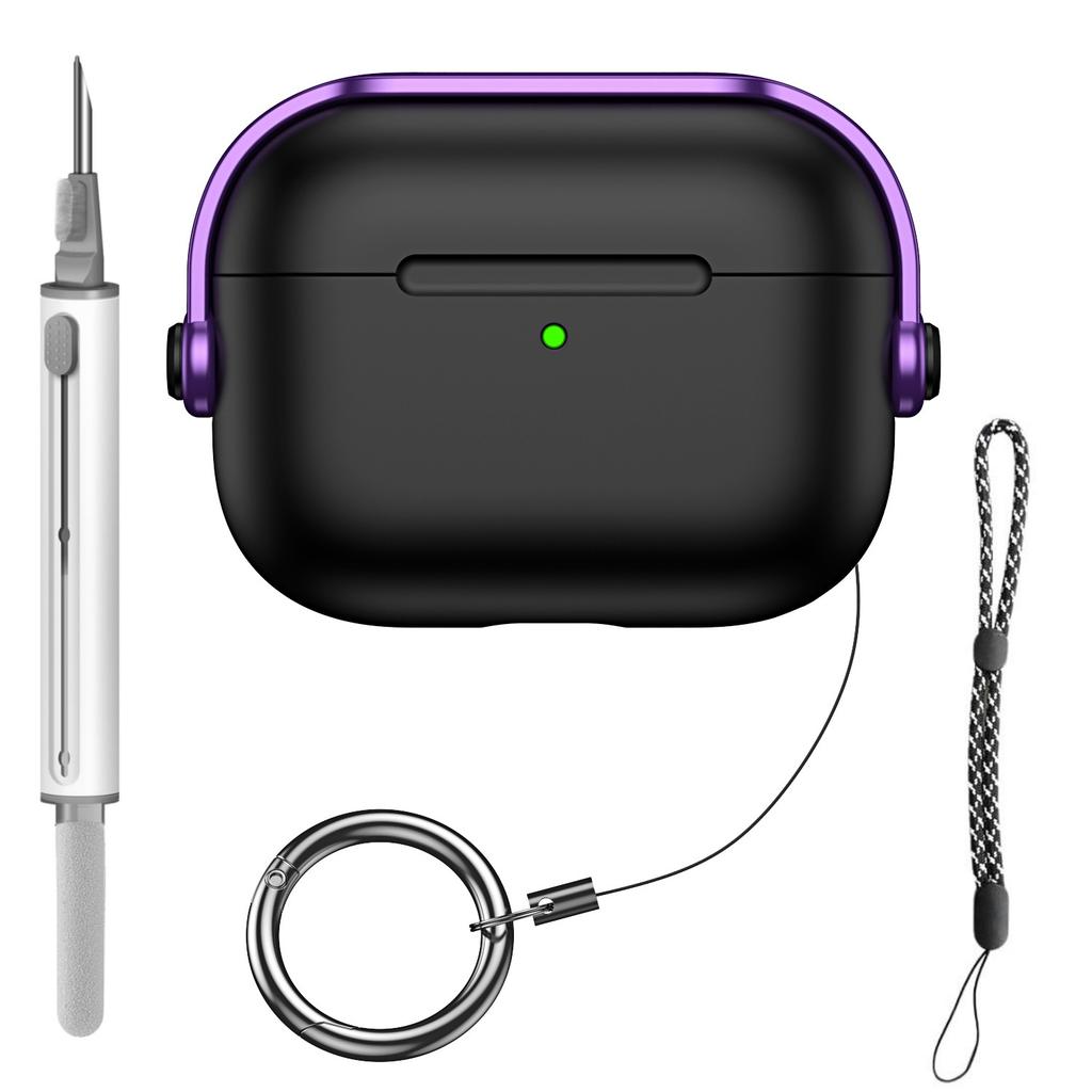 Для Airpods Pro 3 Чехол с защитным замком для Apple Airpods Pro 3 (2025) с набором для чистки защита от падений чехол-накладка для Air pods Pro3