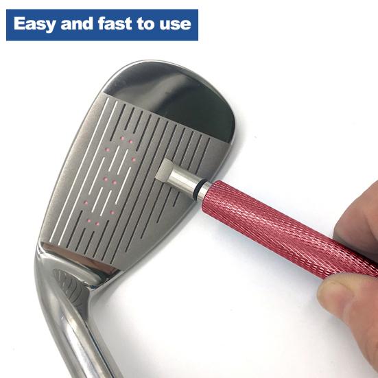 Golf Club Groove Sharpener Cleaning Tool High Strength Rustproof Compact Size Portable Golf Club Cleaning Pen Accessories
