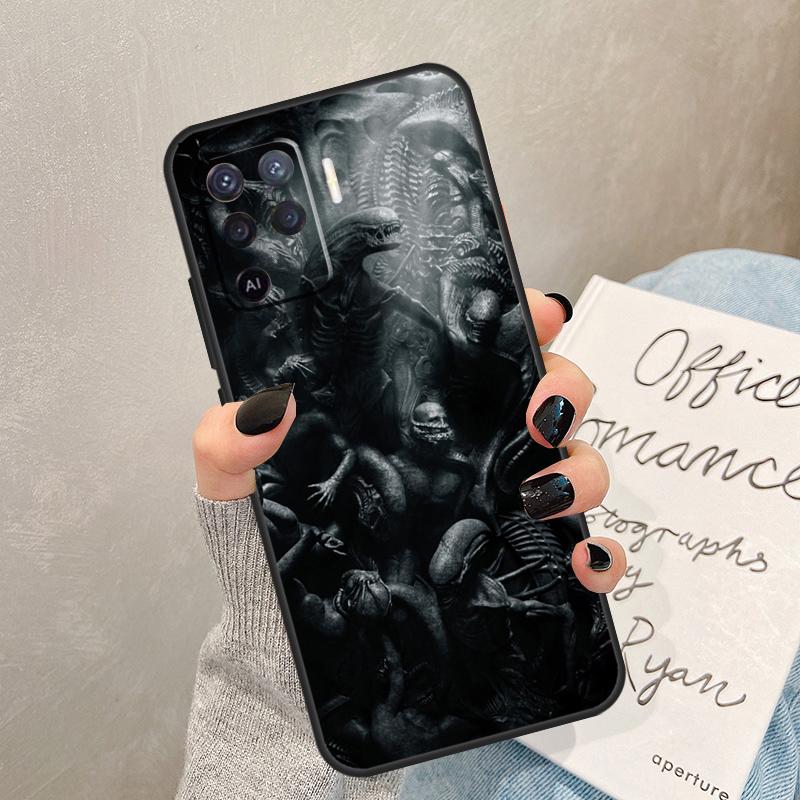 Alien Horror Case For Oppo A5 Pro A15 A17 A57 A77 A94 A74 A54 A16 A76 A96 A40 A60 A80 A18 A38 A58 A78 A98