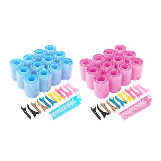 36 шт./компл. самозажимные бигуди для волос с зажимом в виде утиного клюва, складная щетка, 3 размера, без нагрева, короткие, средние, длинные, женские инструменты для укладки волос