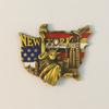America New York Statue of Liberty 3D Stereoscopic Tourism Souvenirs Metal Decoration Home Refrigerator Magnets