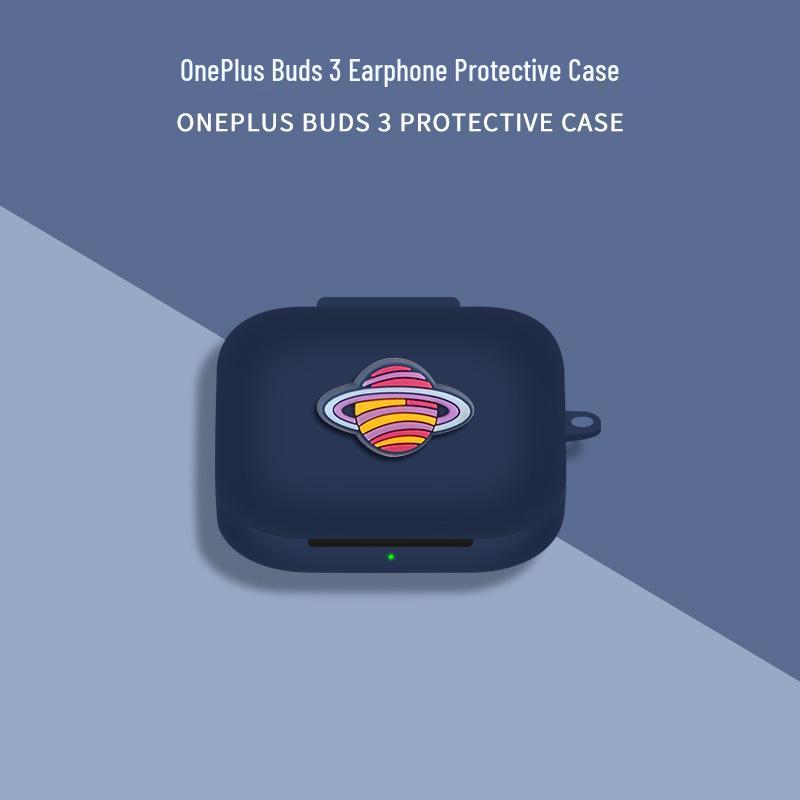 Силиконовый защитный чехол для наушников OnePlus Buds 3 и OPPO Enco X3i