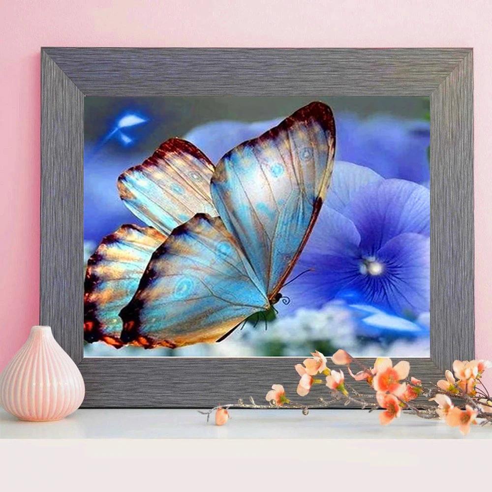 Алмазная картина, новые изображения животных из стразов, Алмазная вышивка, распродажа, бабочка, полный мозаичный декор для дома