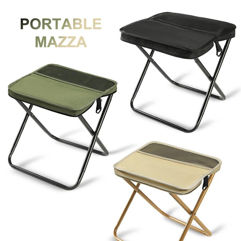 Foldable Backpack Stool Portable Folding Stool With Carry Bag Lightweight Mini Easy Carry Outdoor Chair For Travel