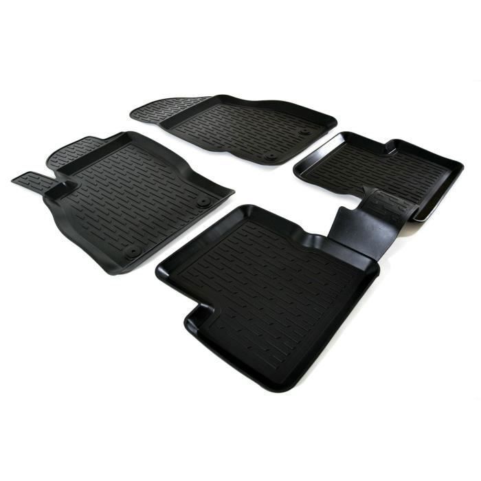 SCOUTT Tapis de sol 3D Opel CORSA D 2006-2019 - Caoutchouc Premium - Résistant à l'eau - Sur mesure