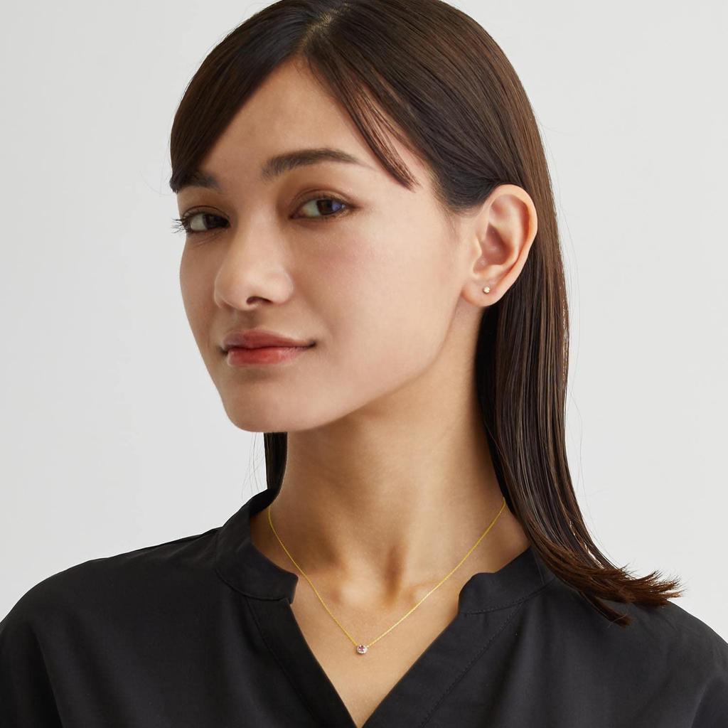 Necklace Diamond K18 Gold Birthstone Sapphire [Lara Christie] Lp56-0001-yg-09