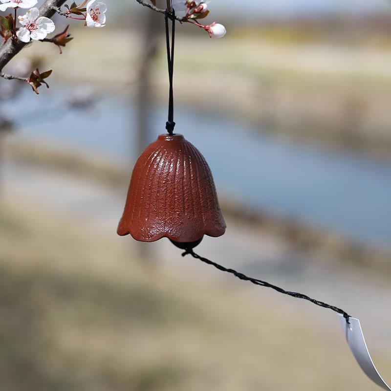 Чугунный колокольчик ветра: Ретро-колокольчики в китайском и японском стиле для балкона или внутреннего двора