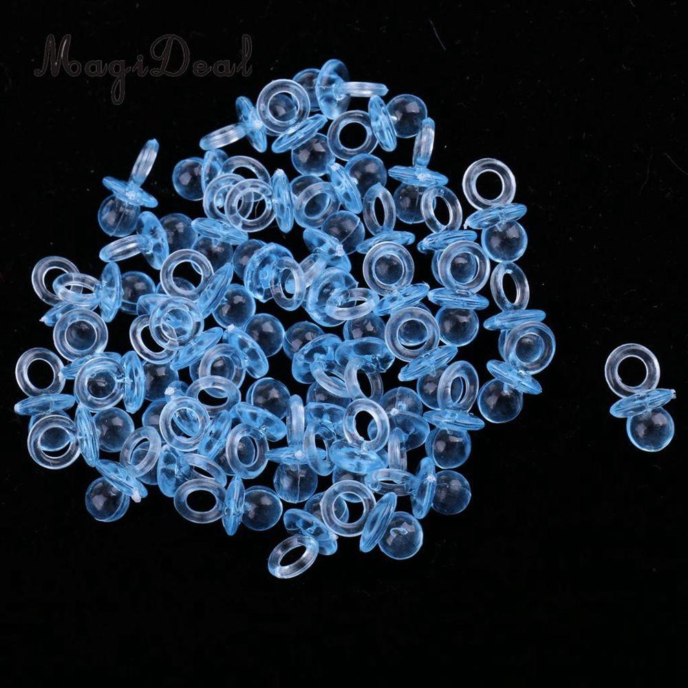 Gift Gender Reveal DIY Table Scatter Party Favors Baby Pacifier Baby Shower Decoration Cake Decor