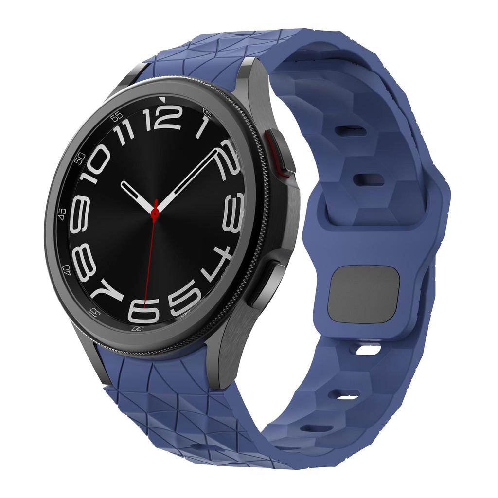 Силиконовый Ремешок Для Samsung Galaxy Watch 7 6 5 4 40/44мм Браслет С Рисунком Футбола Для Galaxy Watch 5 Pro 45мм 6-4 Classic Correa