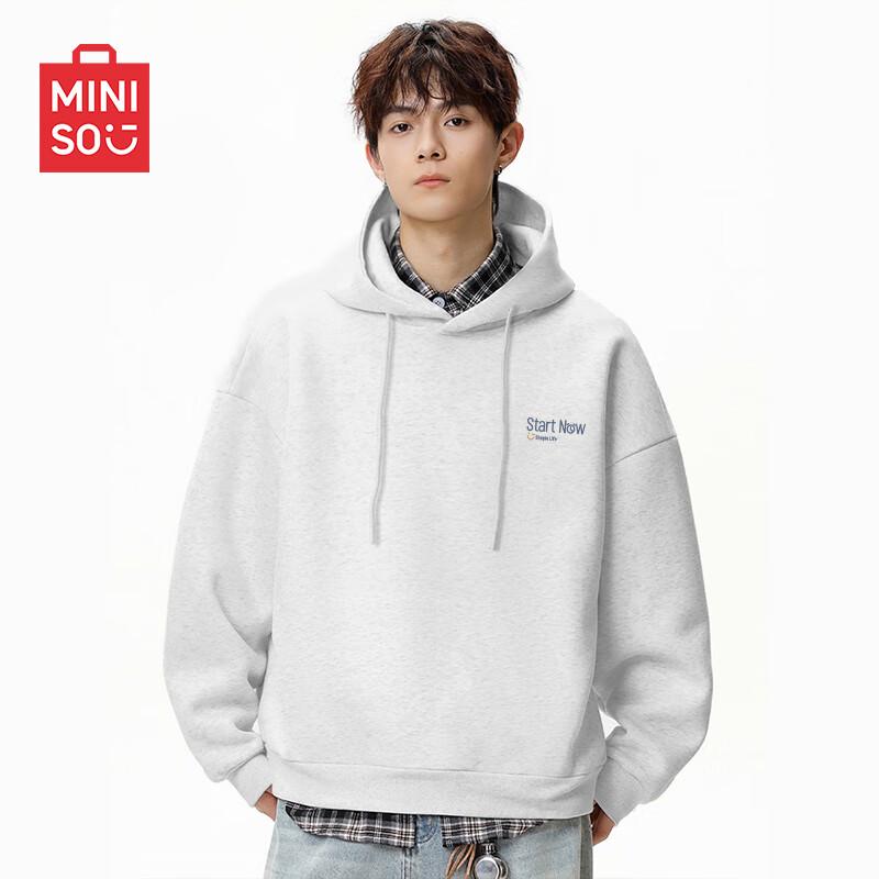 MINISO Men's Heavyweight Hooded Pullover