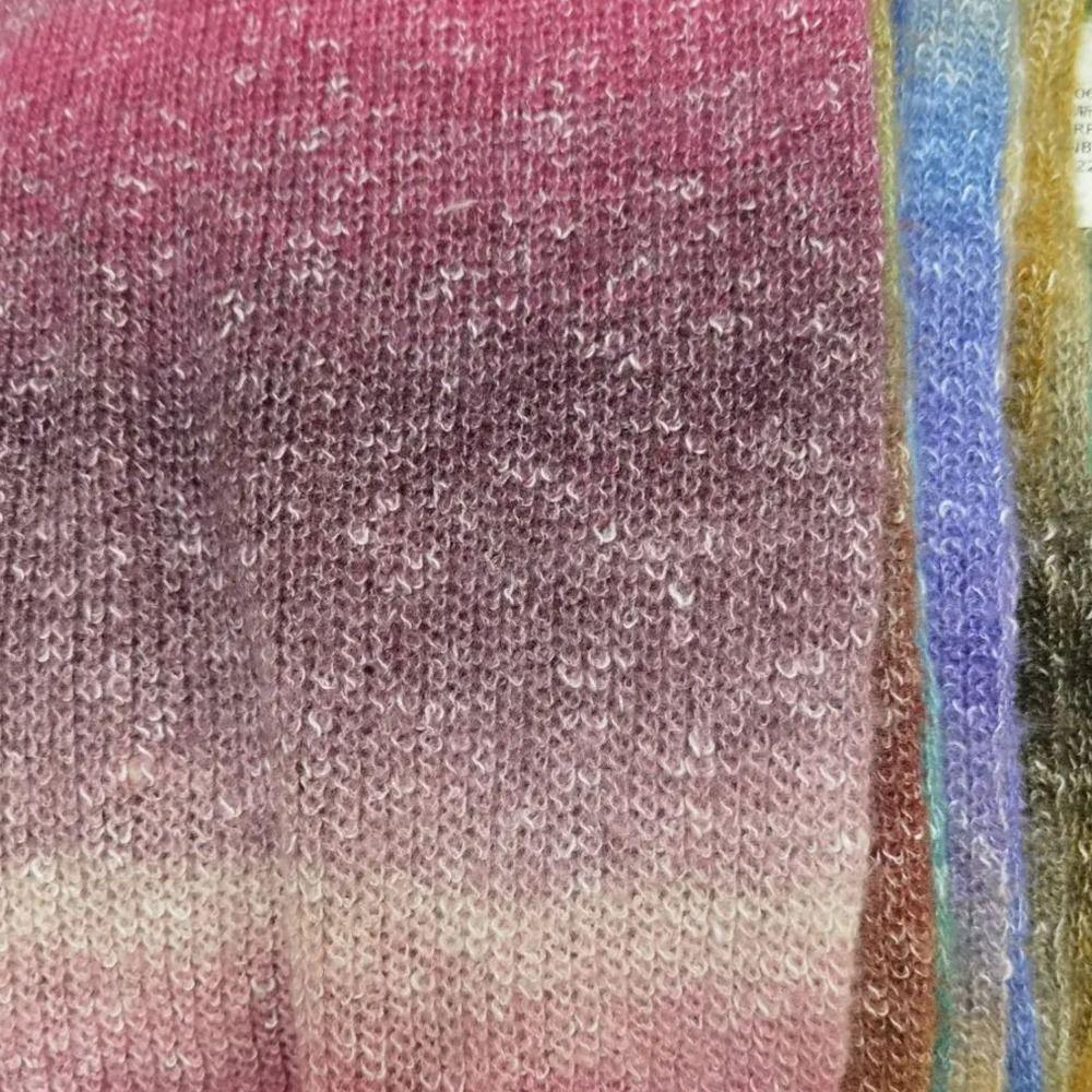 250 м пряжа для торта весна/лето градиентного цвета юбка кружево органическая хлопковая смесь пряжа своими руками