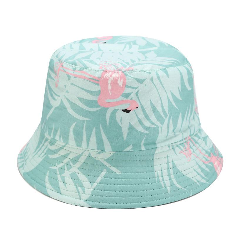 Fisherman's Hat Women's Printed Double-sided Sun Hat Summer Outdoor Travel Foldable Basin Hat