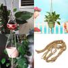Handcrafted Braided Macrame Jute Twine Plant Hanger Pot Hanging Basket Holder