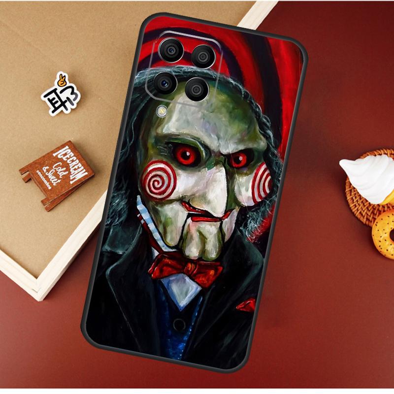 Чехол для Samsung Galaxy M12 M32 M52 M13 M33 M53 M11 M31 M51 M15 M55 M14 M34 M54 M30s M20 с рисунком 'Пила Кукла'