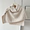 Thicken High Neck Scarf Warm Scarves Knitwear Classic Women Winter Shawl  Women