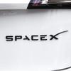 ALJ1 SpaceX Letters Sticker For Tesla Model 3 X Y S Tail Letter Label Emblem Car Accessories Stickers Logo Emblems Zinc Alloy SPACEX