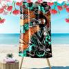 Brook Soul King Print Beach Towel, Large Soft Quick Dry Towel for Beach Camping Swimming