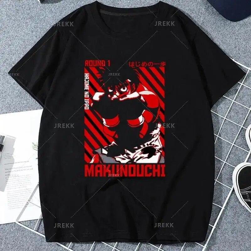 Аниме Hajime No Ippo Kamogawa боксерская футболка для спортзала Makunouchi Takamura Celin KGB футболка с принтом Повседневная футболка больших размеров женская