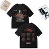Горячие футболки Lady Gaga The Mayhem Ball Tour Женские хлопковые модные футболки с круглым вырезом и коротким рукавом Мужские оверсайз уличная одежда