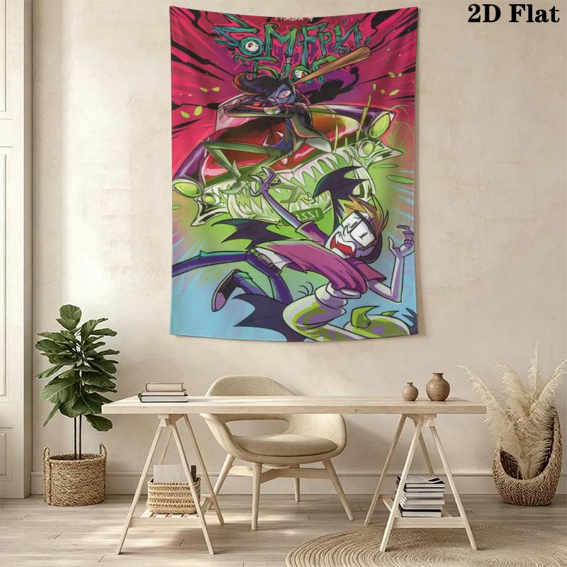 Space Invaders Pattern Home Decor Tapestry, Wall Hanging, Decorative RV Wall Cloth.MGT0918516