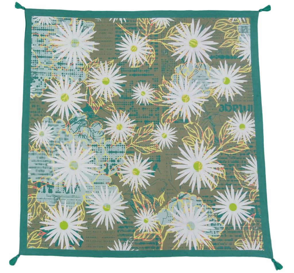 Bimba Женское повседневное платье макси с помпонами и рукавами-колокольчиками цвета морской волны с шарфом -