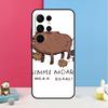 Cute wild boar funny Cartoon Case For Samsung Galaxy S26 S23 Ultra S20 S21 S22 S24 S25 Plus S10 S25 FE Back Cover Shell