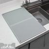 Большой жаропрочный силиконовый коврик для выпечки и защиты стола