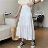 Summer Women's Patchwork Half-body Skirt Literary Fresh Long Skirt High Waist A-line Large Swing Skirt Casual Skirt