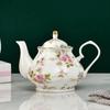 400ML Teapot English Afternoon Tea Set Teapot High-Grade Porcelain Coffee Pot Heat Resistant Kettle Pot