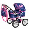 Kinderplay Landau Pour Poupée Pliable, Anse Réglable + Sac, Roues Silencieuses (KP0261T)