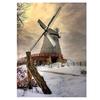 Полный 5D Diy Алмазная картина Мультфильм Пейзаж Ветряная мельница Вышивка Крестом Домашний Декор Ручная работа