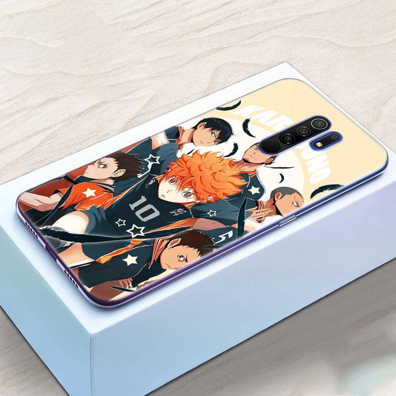Силиконовый чехол Haikyuu Hinata Attacks с аниме для Xiaomi Redmi Note 10 9 Pro Max 10S 9S 8T 8 8A 9 9A 9C 9T K40 Pro 5G
