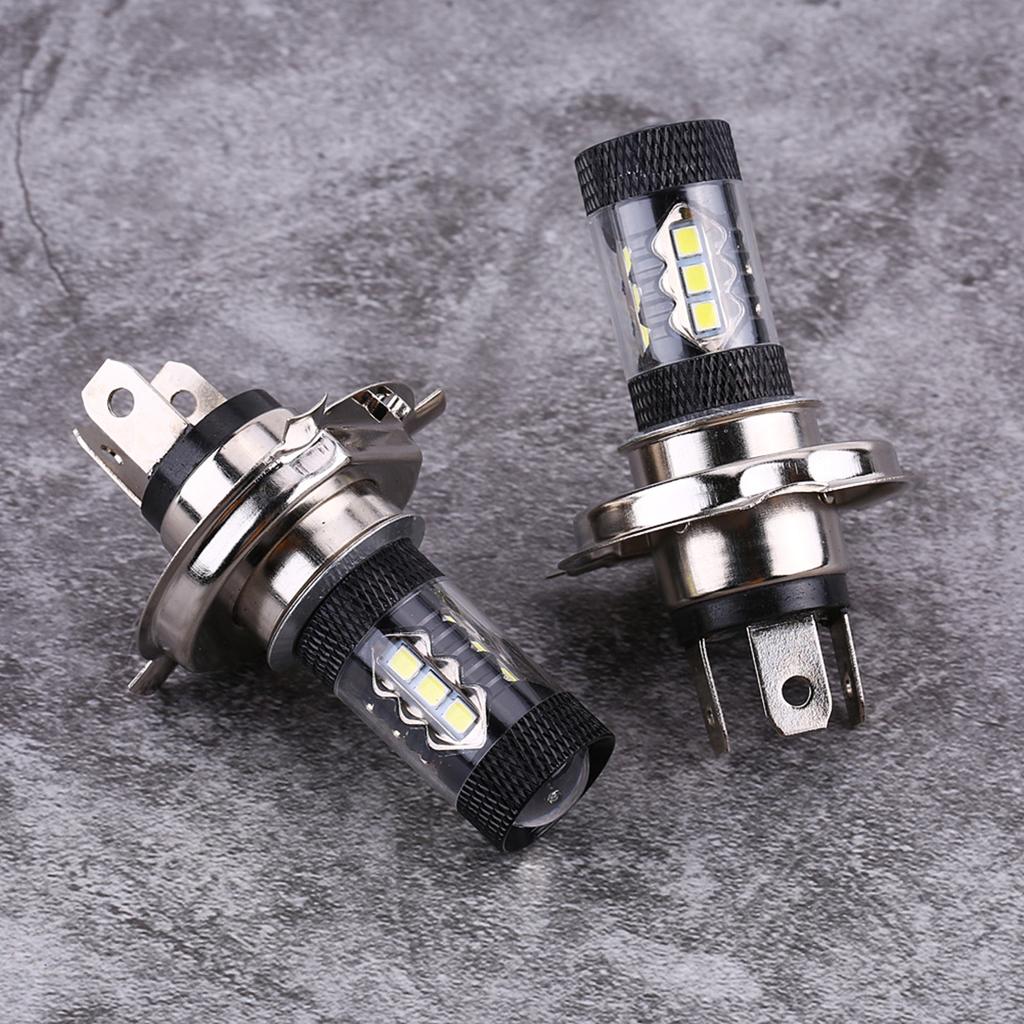 2 шт H4 12V?24 В 80 Вт автомобильные мощные яркие светодиодные противотуманные фары дневного света