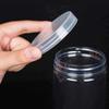 Clear Empty Packing Bottle Circular Storage Bucket Plastic Food Jar
