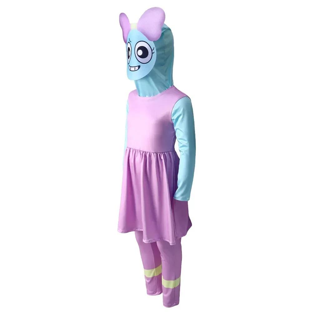 2025halloween Dandy Boxten Cosplay Costume pour enfants, combinaison canivale, jeu d'horreur, tournesol, monde