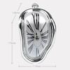Часы Melting Clock, настольные часы Melting Time Flow, витые, золотые (без батареи)