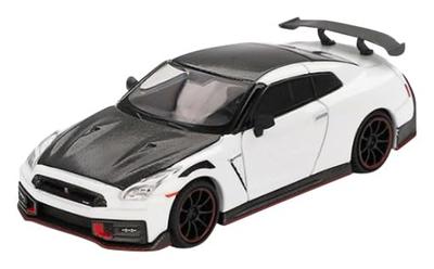 Sunrich MINI GT Nissan Nismo 2024 Brilliant White Pearl Готовая модель 1/64 GT-R (Правый руль) MGT01045-R