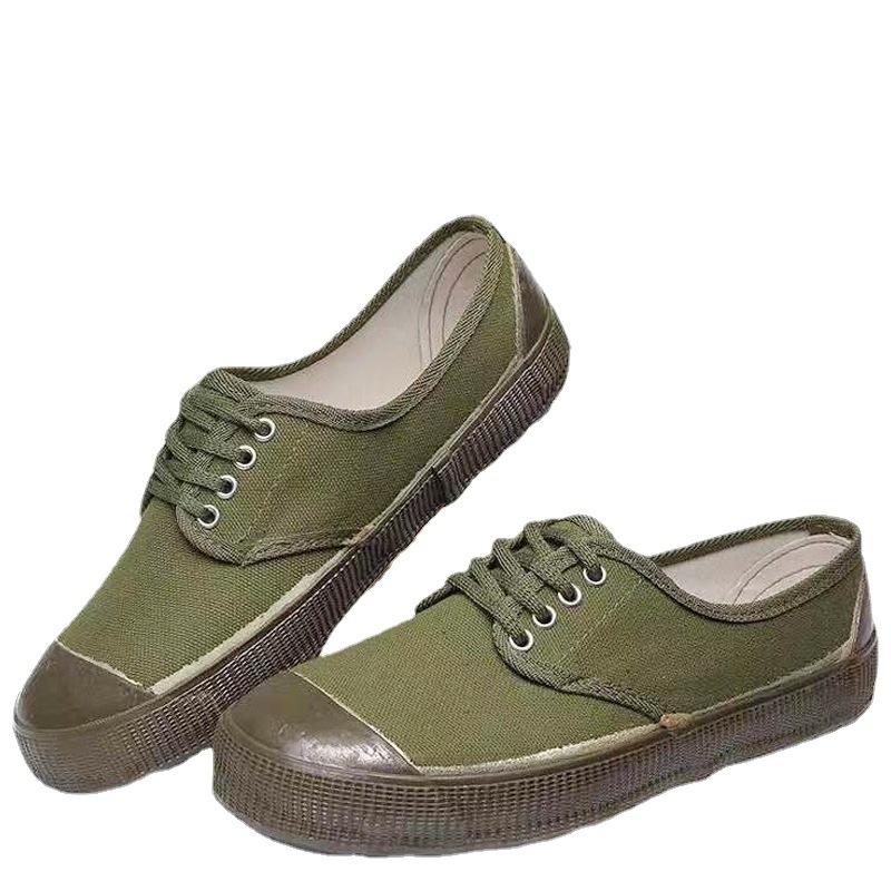 Men's Old Liberation Shoes Are Comfortable and Durable In Summer, Yellow Rubber Work Shoes, Men's One-pedal Labor Insurance Shoes, and Men's