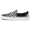 Classic Slip-On Paint Drip Checkerboard Unisex Sneakers Black True-White VN0A5AO86UP