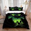 3Pcs Monster Forest Adventure Bedding Sets For All Sizes New 3D Printed Bed Cover Comforter Duvet Cover Pillowcase Bedroom Decoration