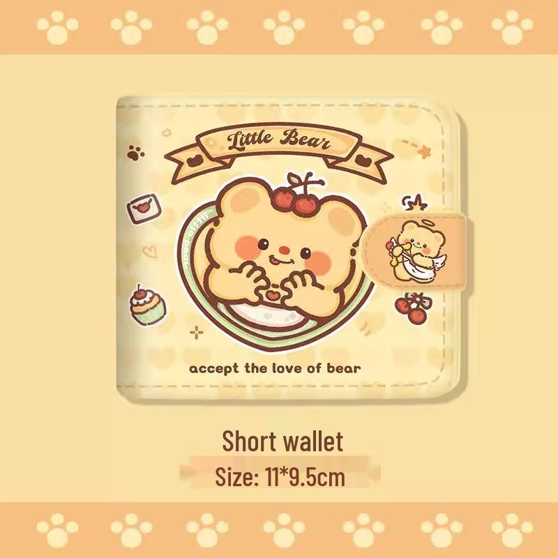 2025 Cute Cartoon Multi-Card ID Holder: Student All-in-One Wallet Storage Bag