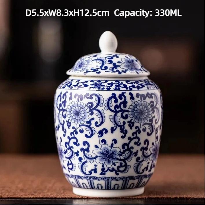 Эмалевая керамическая чайница – Влагонепроницаемая герметичная банка для хранения чая Чайная банка