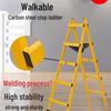Carbon Steel Extra Thick Folding Herringbone Ladder for Household and Engineering Use