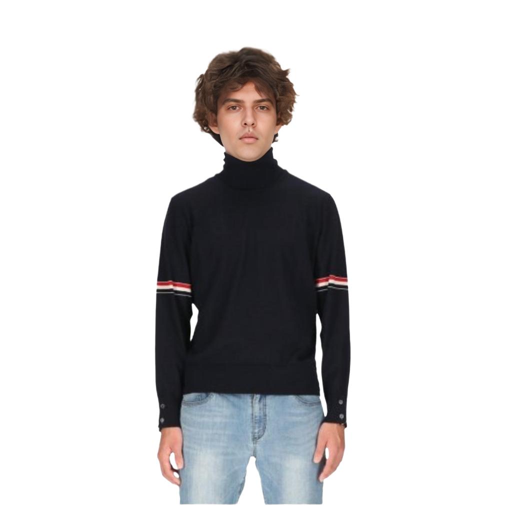 Thom Browne Rwb stripe roll-neck jumper MKA413A-Y1014-415