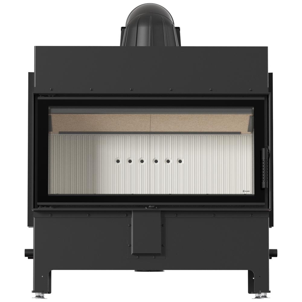 Стальной камин KRATKI LUCY 16 кВт Ø 200