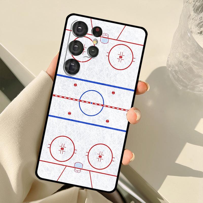 Спортивный чехол с рисунком катка для хоккея для Samsung Galaxy S25 S24 S23 S22 S21 S20 Ultra S9 S10 Plus S21 FE S25 FE Задняя крышка