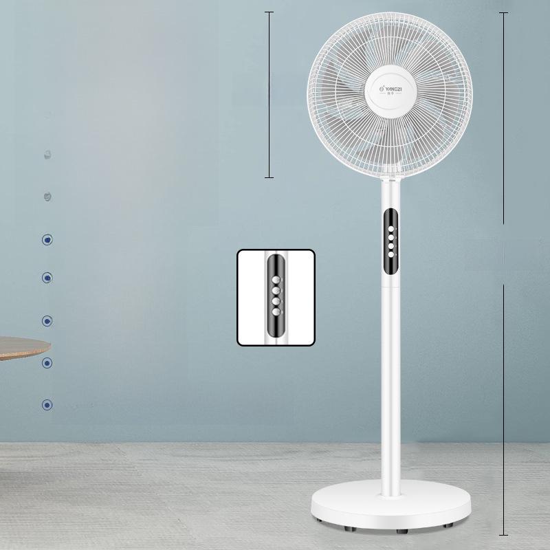 Вертикальный электрический вентилятор высокой мощности Yangzi с дистанционным управлением для дома, офиса или общежития.
