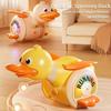 Sound And Light Electric Duck Musical Toy Plastic Sensory Dancing Duck Toy  Desktop Ornament