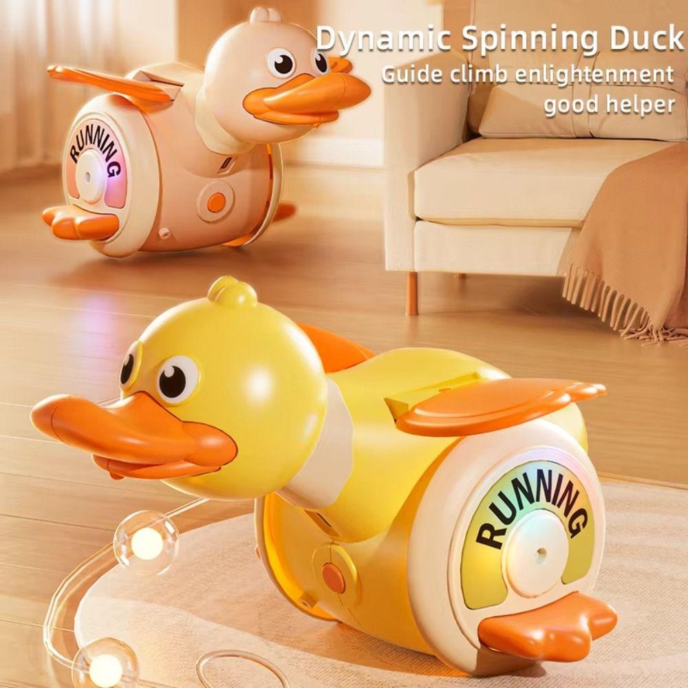 Sound And Light Electric Duck Musical Toy Plastic Sensory Dancing Duck Toy  Desktop Ornament