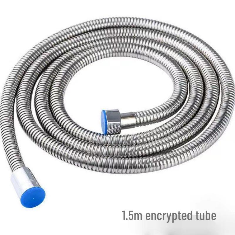 Шланг для душа из нержавеющей стали, защищенный от перегибов и взрывов, герметичный и устойчивый к давлению для использования в ванной комнате